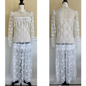 Vintage Boho Bridal Dress